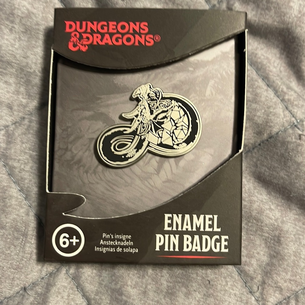 Dungeons and dragons pin
